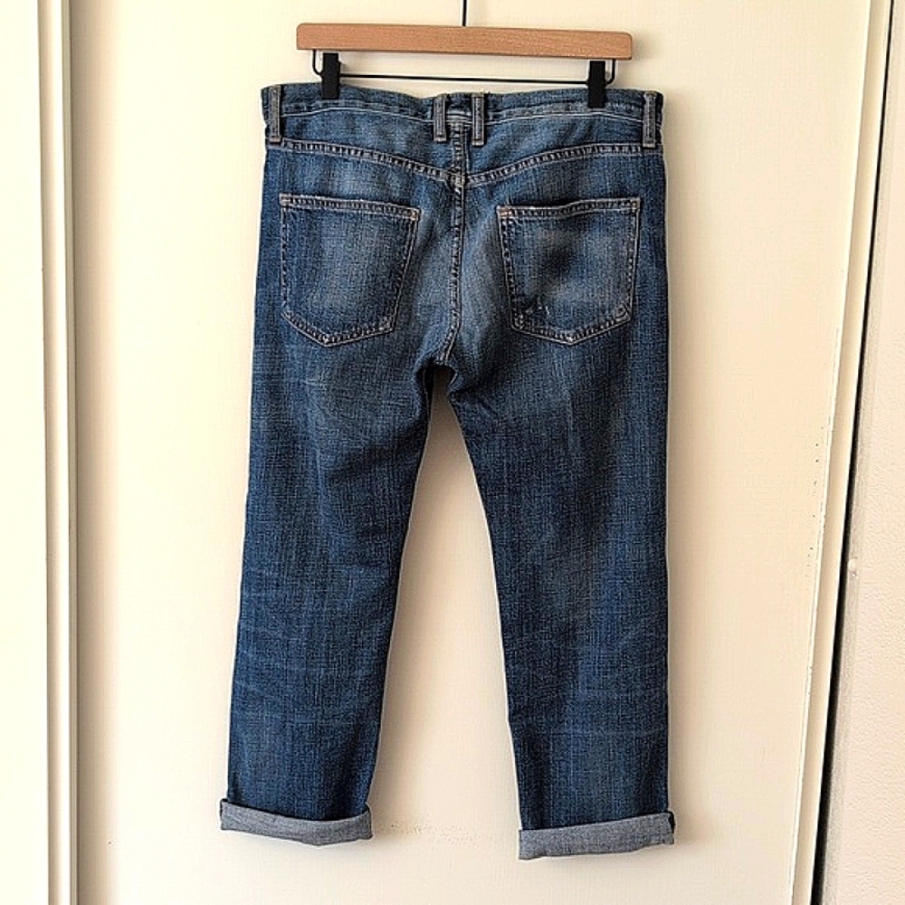 Current/Elliott Womens 27 The Boyfriend Distressed Denim Jeans Casual City - Picture 5 of 8